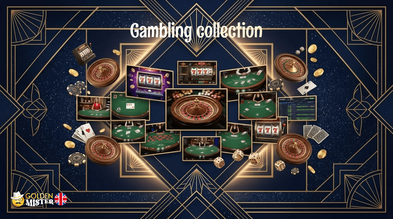 Golden Mister UK Casino has a large collection of gambling games